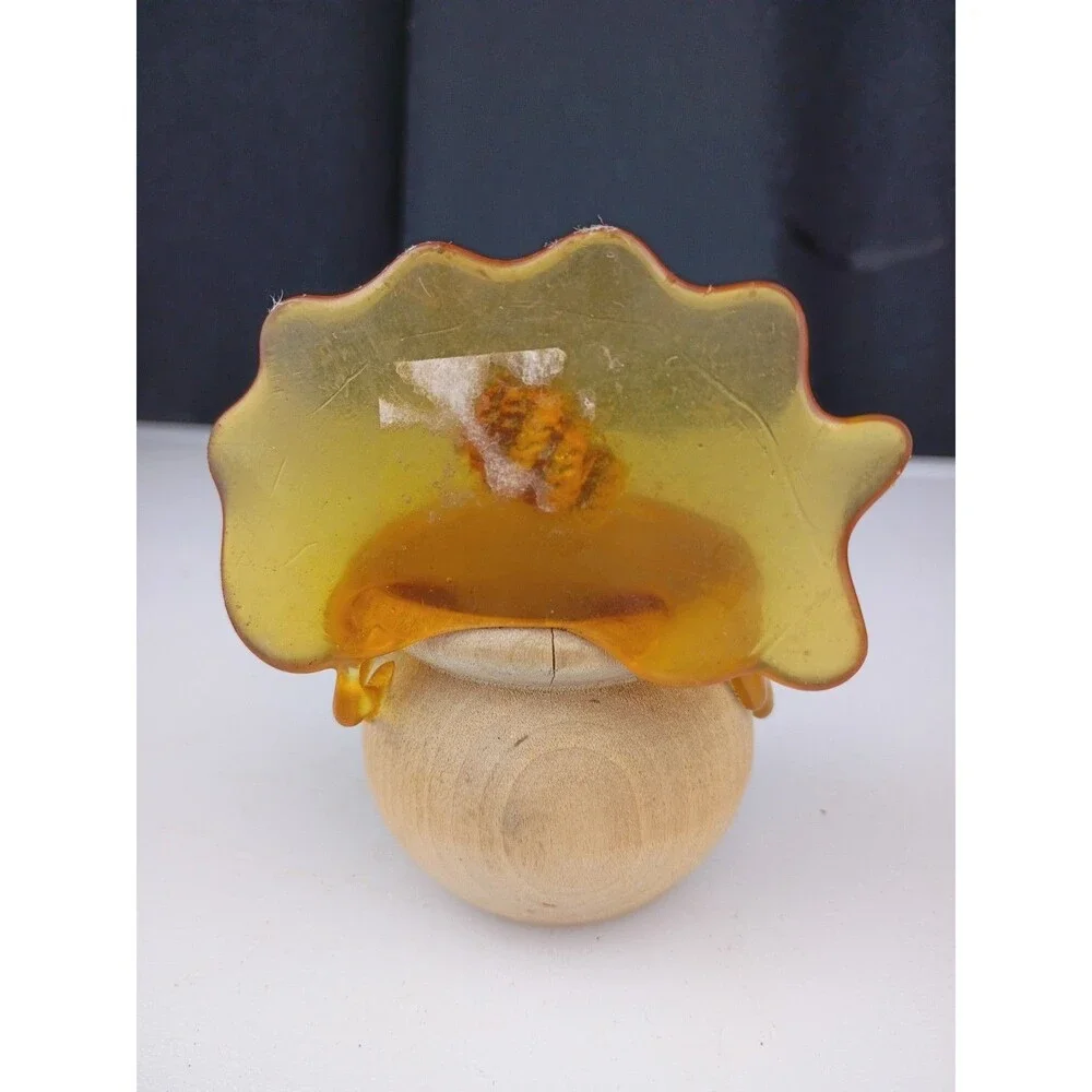 Vintage Wood  Honey Miel Honey Pot Pencil/Stick/Sewing Needles  Holder 🐝 Bee